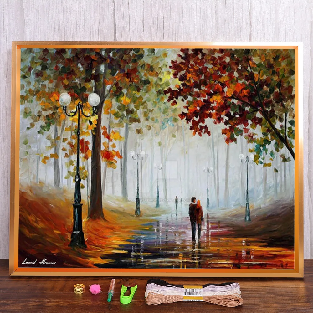 Foggy Morning In The Park Printed Fabric 11CT Cross-Stitch Kit Embroidery DMC Threads Craft Handmade Handiwork Sewing Magic
Foggy Morning In The Park Printed Fabric 11CT Cross-Stitch Kit Embroidery DMC Threads Craft Handmade Handiwork Sewing Magic