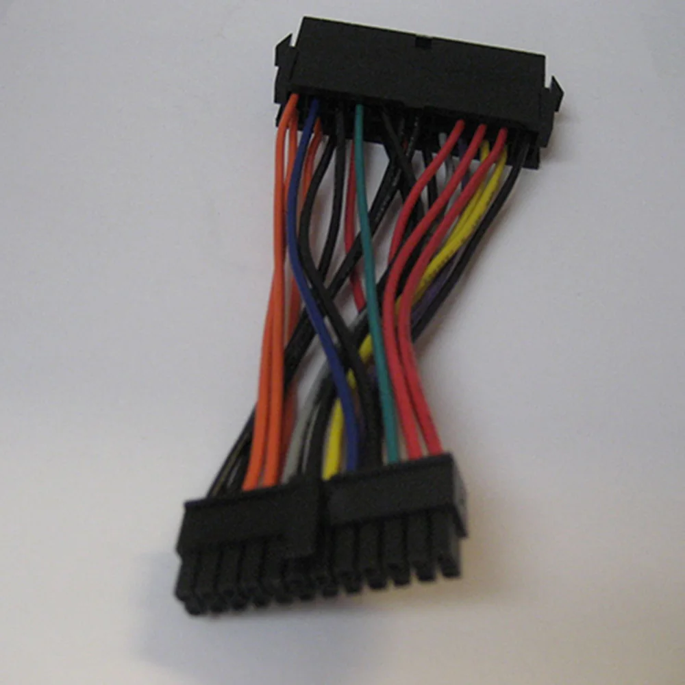 ATX Power Supply 24 Pin to Mini 24 Pin Cable For Dell Optiplex 760 780 960 980 Large 24P to small 24P adapter power cord Adapter
ATX Power Supply 24 Pin to Mini 24 Pin Cable For Dell Optiplex 760 780 960 980 Large 24P to small 24P adapter power cord Adapter