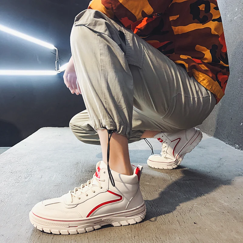 Men Casual Cotton Increase Shoes PU Leather Boots SEGGNICE Men Comfortable High Top Shoes Waterproof Lace Up Boots 2020
Men Casual Cotton Increase Shoes PU Leather Boots SEGGNICE Men Comfortable High Top Shoes Waterproof Lace Up Boots 2020