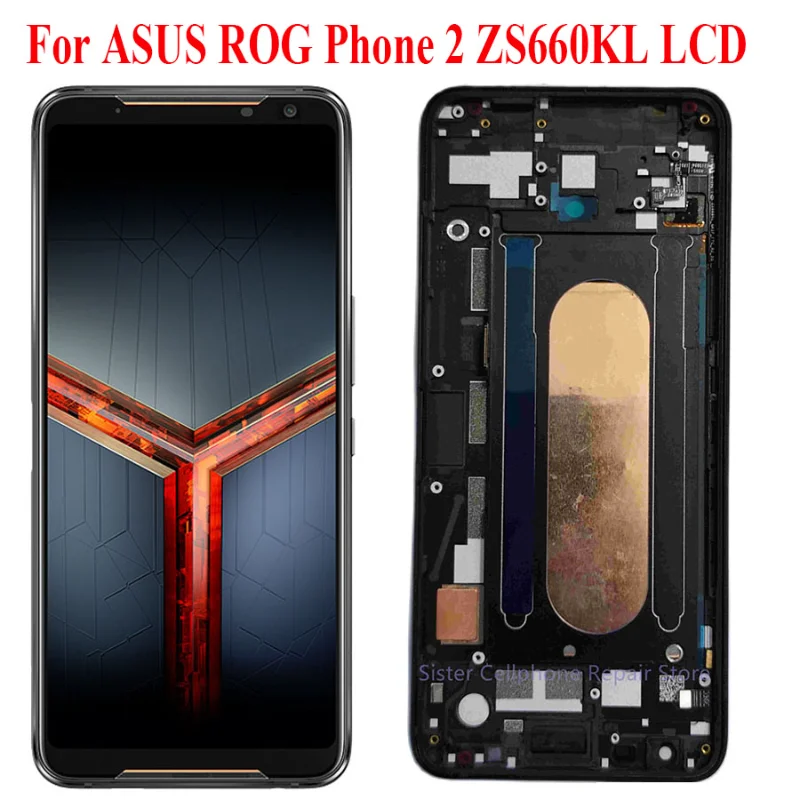 ЖК-дисплей 6,59 дюйма Amoled для Asus _ i001de ROG Phone 2 Phone II ZS660KL + дигитайзер сенсорной панели для Asus ZS660KL, ЖК-экран
ЖК-дисплей 6,59 дюйма Amoled для Asus _ i001de ROG Phone 2 Phone II ZS660KL + дигитайзер сенсорной панели для Asus ZS660KL, ЖК-экран