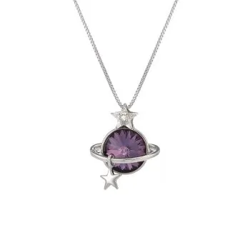 Japanese simple girl heart planet crystal necklace simple necklace female SWP3264 SWP3264
Japanese simple girl heart planet crystal necklace simple necklace female SWP3264 SWP3264
