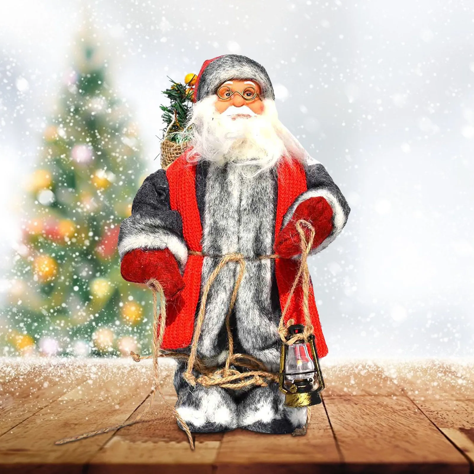 

Дед Мороз декоративная настольная проекция Рождественская елка украшение Санта Клаус кукла игрушка декоративная кукла
