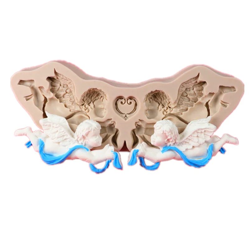 Symmetrical Angel Resin Lace Silicone Mold Kitchen Baking Tools DIY Chocolate Cake Mousse Dessert Fudge Decoration Mold AD335
Symmetrical Angel Resin Lace Silicone Mold Kitchen Baking Tools DIY Chocolate Cake Mousse Dessert Fudge Decoration Mold AD335