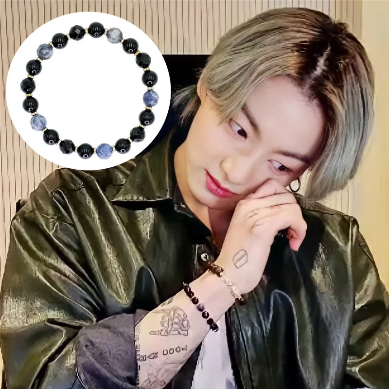 1PC Jungkook Same Bracelet Beads Bracelet for Women Men Korean Jewelry Bangtan Boys Lucky Stone Bracelet Fashion Accessory
1PC Jungkook Same Bracelet Beads Bracelet for Women Men Korean Jewelry Bangtan Boys Lucky Stone Bracelet Fashion Accessory