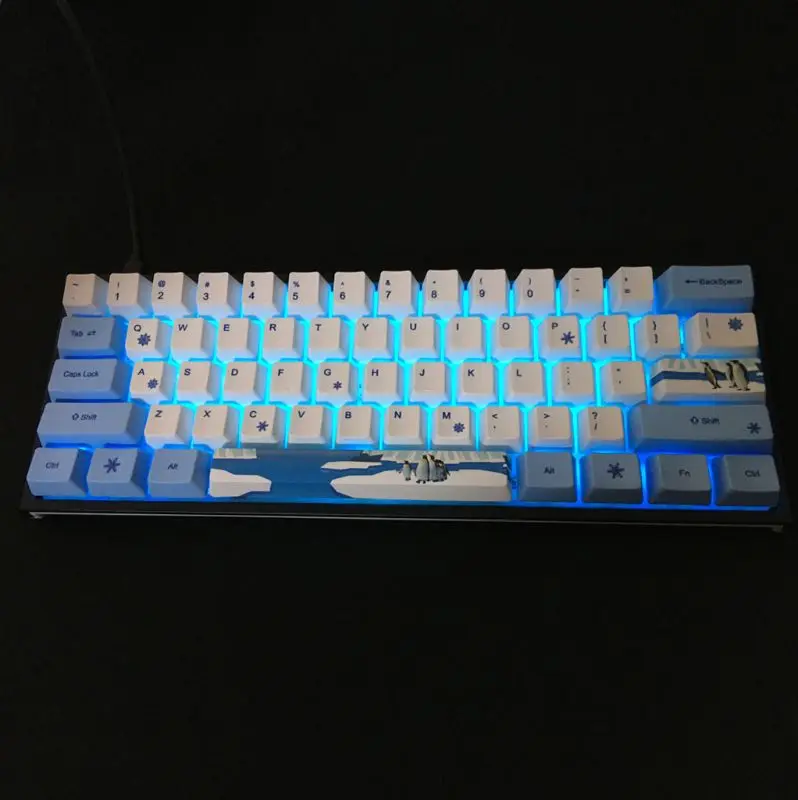 Penguin Dye-Sublimation Mechanical Keyboard Cute Keycaps PBT OEM Profile Keycap For GH60 GK61 GK64 Keyboard
Penguin Dye-Sublimation Mechanical Keyboard Cute Keycaps PBT OEM Profile Keycap For GH60 GK61 GK64 Keyboard