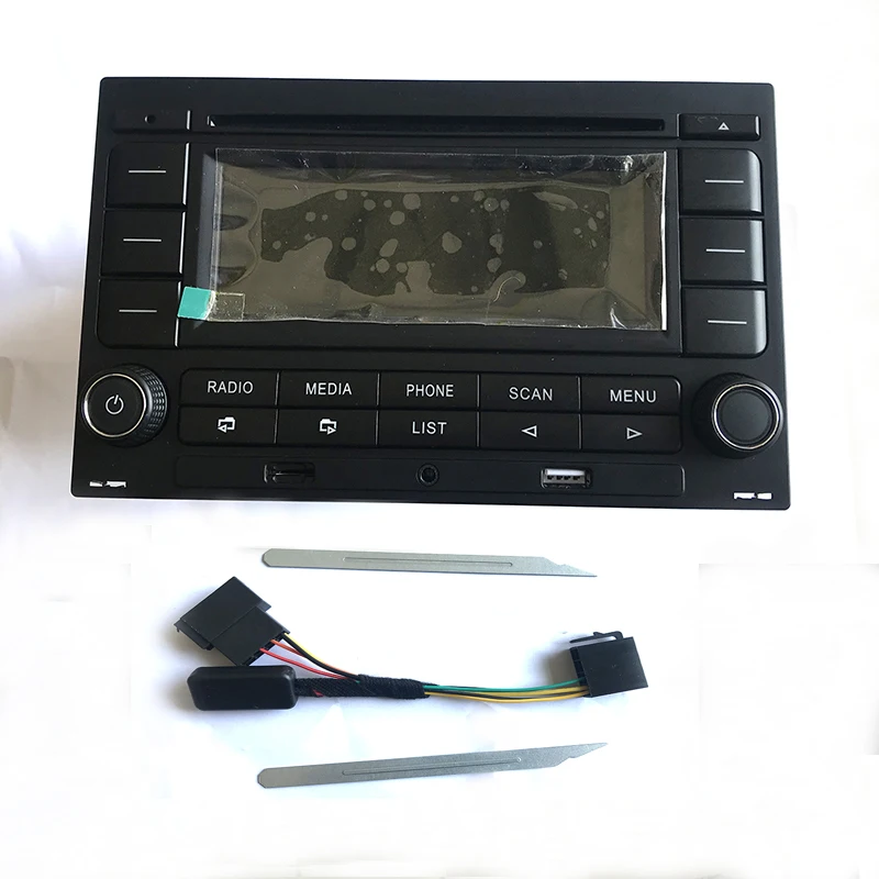 Автомобильный радиоприемник RCN210 CD плеер USB MP3 AUX Bluetooth для Golf 4 MK4 Passat B5 Polo