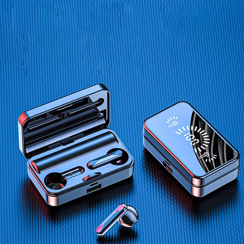 TWS Bluetooth 5.0 Headphone 9D Stereo Sports Waterproof Wireless Earphone 3500mAh Charging Box Earbuds With Microphone Headsets
TWS Bluetooth 5.0 Headphone 9D Stereo Sports Waterproof Wireless Earphone 3500mAh Charging Box Earbuds With Microphone Headsets