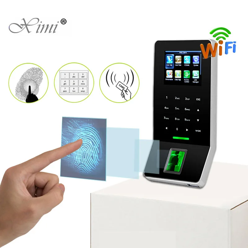 

ZK F22 WIFI USB Linux Biometric fingerprint persons recognition time attendance and access control system With digital keyboard