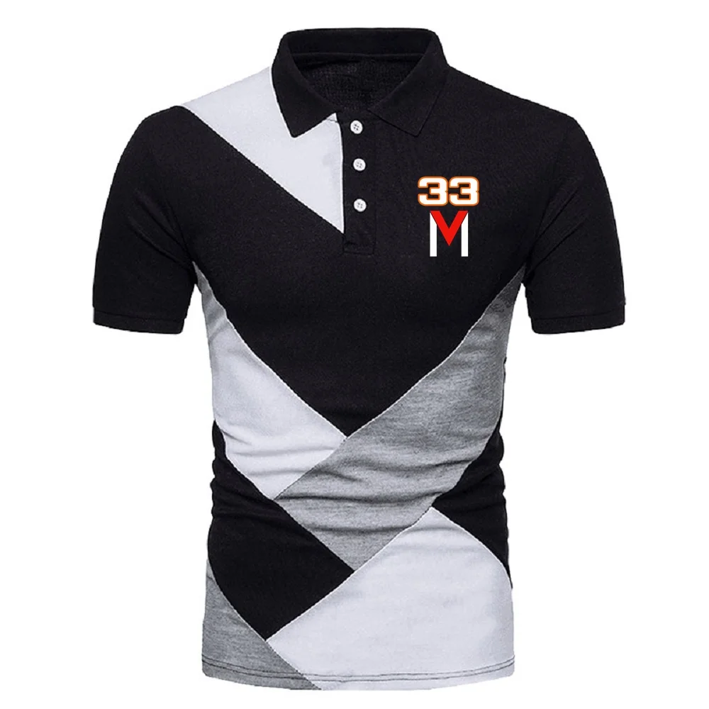 

Men's Polo Shirts TShirts Outdoor Fishing Hunting Jungle Military Style Top Tees Maxs Cars M33 Topshirts Contrast Color Polo