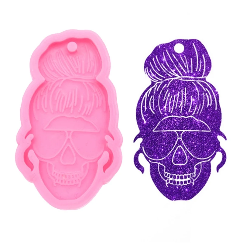 Skull Men Women Style Keychain Epoxy Resin Mold Earrings Pendants Silicone Mould
Skull Men Women Style Keychain Epoxy Resin Mold Earrings Pendants Silicone Mould