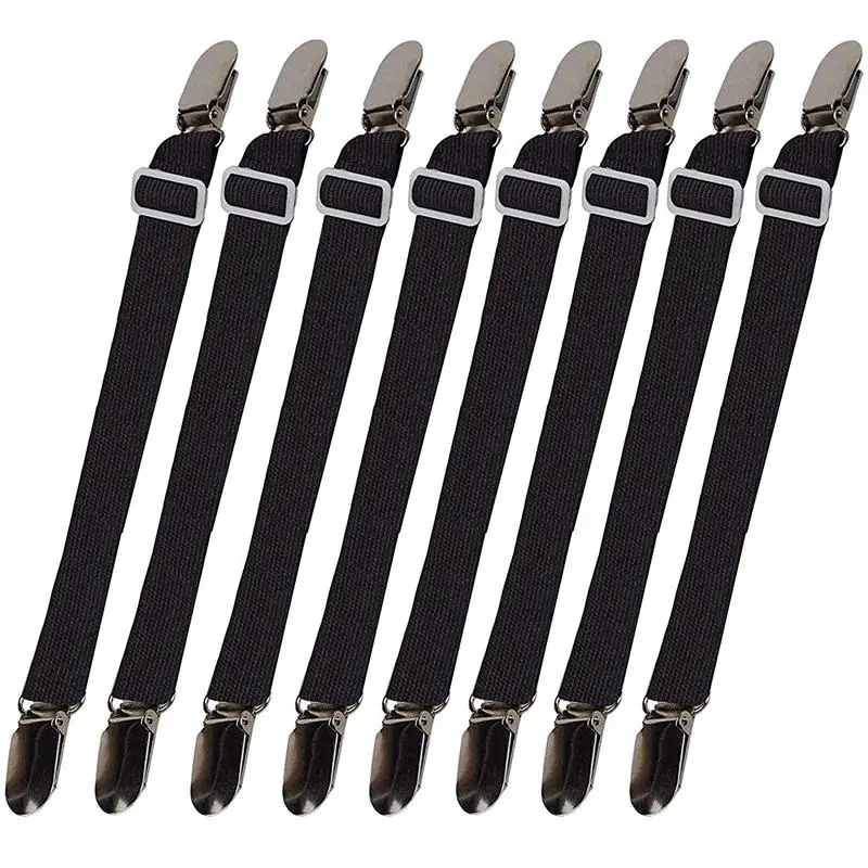 8pcs Sheet Straps Suspenders Band Adjustable Bed Corner Holder Elastic Fasteners Clips Grippers Mattress Pad Cover Fitted Sheet,
8pcs Sheet Straps Suspenders Band Adjustable Bed Corner Holder Elastic Fasteners Clips Grippers Mattress Pad Cover Fitted Sheet,
