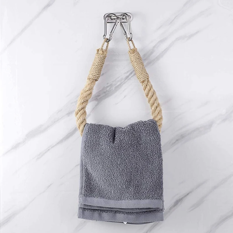 Nautical Rope Toilet Paper Holder - Wall Mounted Nautical Bathroom Decor Towel Holder for Beach Bathroom Decor
Nautical Rope Toilet Paper Holder - Wall Mounted Nautical Bathroom Decor Towel Holder for Beach Bathroom Decor