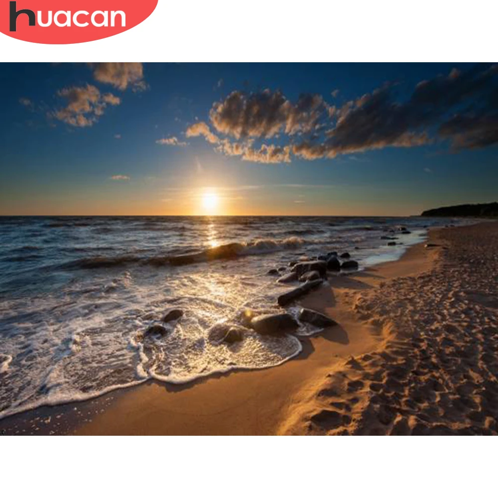 HUACAN DIY Diamond Painting Seaside Picture Of Rhinestone Cross Stitch Landscape Diamond Embroidery Sunset Wall Art
HUACAN DIY Diamond Painting Seaside Picture Of Rhinestone Cross Stitch Landscape Diamond Embroidery Sunset Wall Art