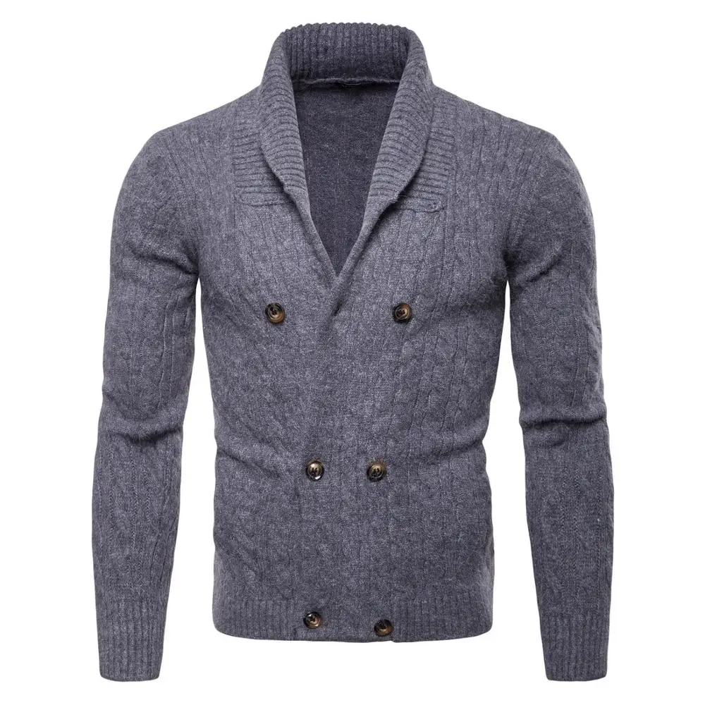 2019 Men's High-necked Sweaters Irregular Design Top Male Sweater Solid Color
2019 Men's High-necked Sweaters Irregular Design Top Male Sweater Solid Color