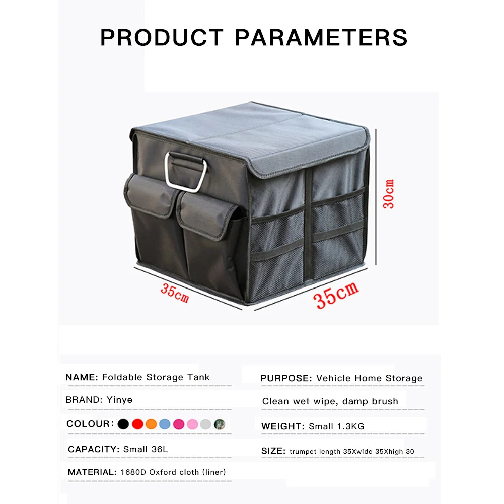 Car Accessories Trunk Storage Case Large Capacity Folding Trunk Organizer Useful Collapsible Car Storage Box
Car Accessories Trunk Storage Case Large Capacity Folding Trunk Organizer Useful Collapsible Car Storage Box