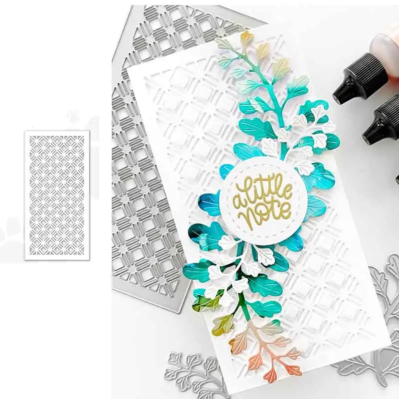 Mini Slimline Lattice Wafer 2021 New Metal Cutting Dies Flower Cut Die Mold Scrapbook Paper Craft Knife Mould Decor DIY Handmade
Mini Slimline Lattice Wafer 2021 New Metal Cutting Dies Flower Cut Die Mold Scrapbook Paper Craft Knife Mould Decor DIY Handmade