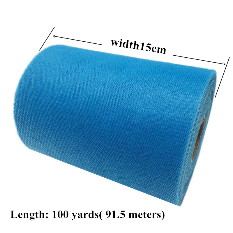 100Yards 15cm Tulle Roll Wedding Decoration Roll Fabric Spool Craft Tulle Fabric Tutu Dress DIY Organza Baby Shower Party Favors
100Yards 15cm Tulle Roll Wedding Decoration Roll Fabric Spool Craft Tulle Fabric Tutu Dress DIY Organza Baby Shower Party Favors