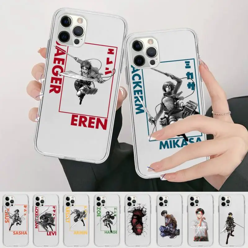 Attack On Titan Phone Case for iPhone 13 12 mini 11 pro Xs max Xr X 8 7 6 6s Plus 5s cover
Attack On Titan Phone Case for iPhone 13 12 mini 11 pro Xs max Xr X 8 7 6 6s Plus 5s cover
