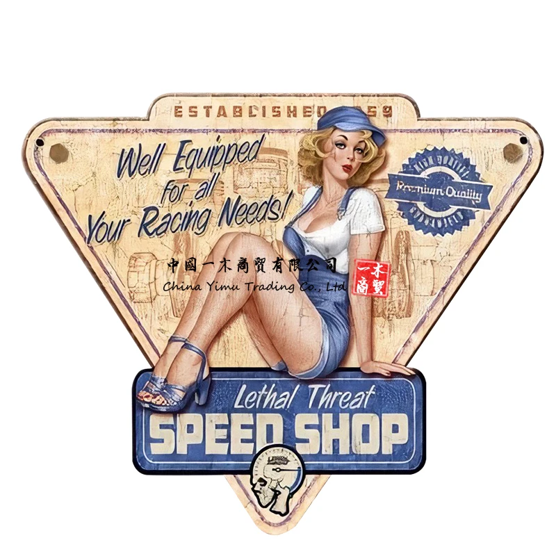 shaoYIMU Car Styling Sexy Graphic Lethal Threat Speed Shop Pinup Girl JDM Vinyl Trunk Decal Car Stickers 13x11cm
shaoYIMU Car Styling Sexy Graphic Lethal Threat Speed Shop Pinup Girl JDM Vinyl Trunk Decal Car Stickers 13x11cm