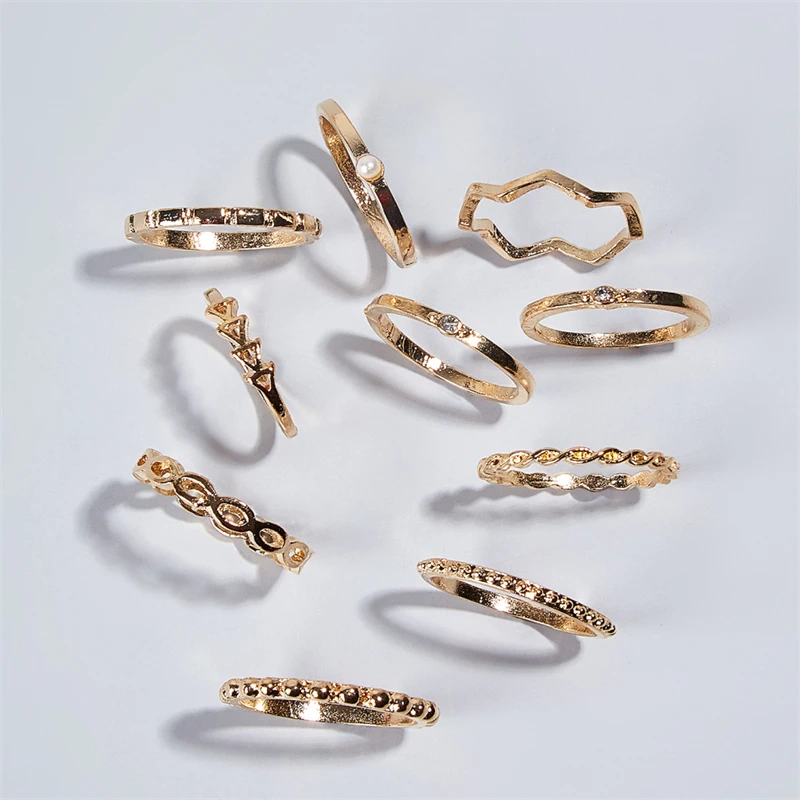 10Pcs/Set Fashion Punk Minimalist Round Ring Set for Women Bohemia Vintage Metal Knuckle Finger Rings Jewelry tous joyería mujer
10Pcs/Set Fashion Punk Minimalist Round Ring Set for Women Bohemia Vintage Metal Knuckle Finger Rings Jewelry tous joyería mujer