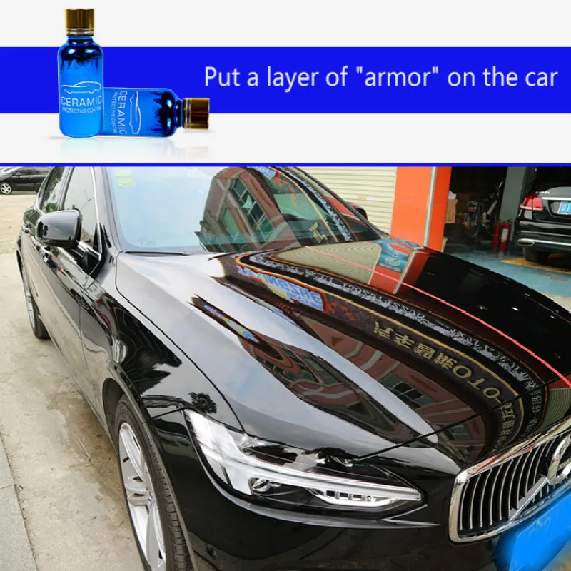 

Automovil керамическое покрытие 9H жидкое нано керамическое покрытие для автомобиля гидрофобное покрытие против царапин для очистки автомобиля...