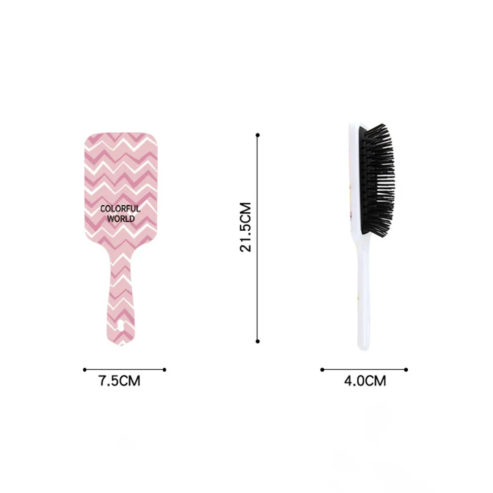 Color Pattern Comb Professional Healthy Paddle Cushion Hair Scalp Massage Brush Comb Hair Care Healthy Hairbrush Styling Tool
Color Pattern Comb Professional Healthy Paddle Cushion Hair Scalp Massage Brush Comb Hair Care Healthy Hairbrush Styling Tool