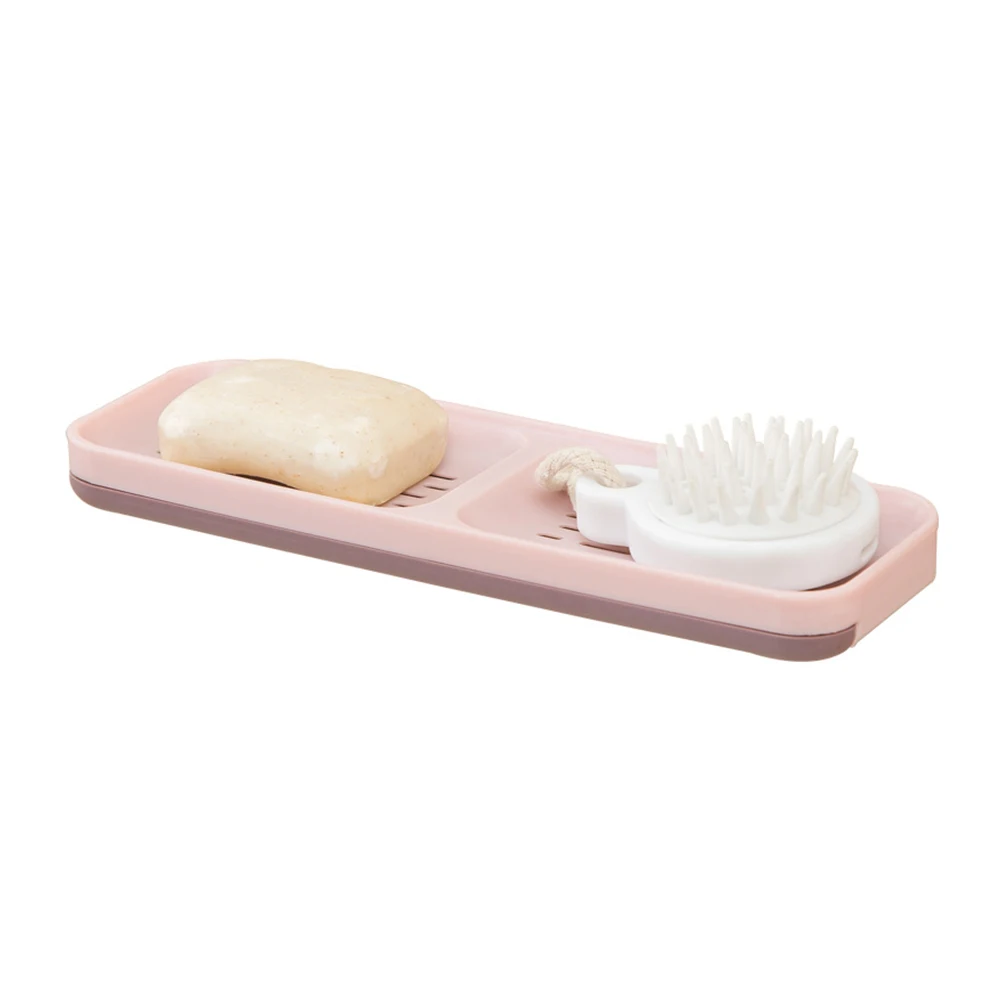 Bathroom Holder Non Slip Draining Soap Dish Shower Accessories Wall Mounted Shelf Double Slot Storage Box No Drilling Hanging PP
Bathroom Holder Non Slip Draining Soap Dish Shower Accessories Wall Mounted Shelf Double Slot Storage Box No Drilling Hanging PP