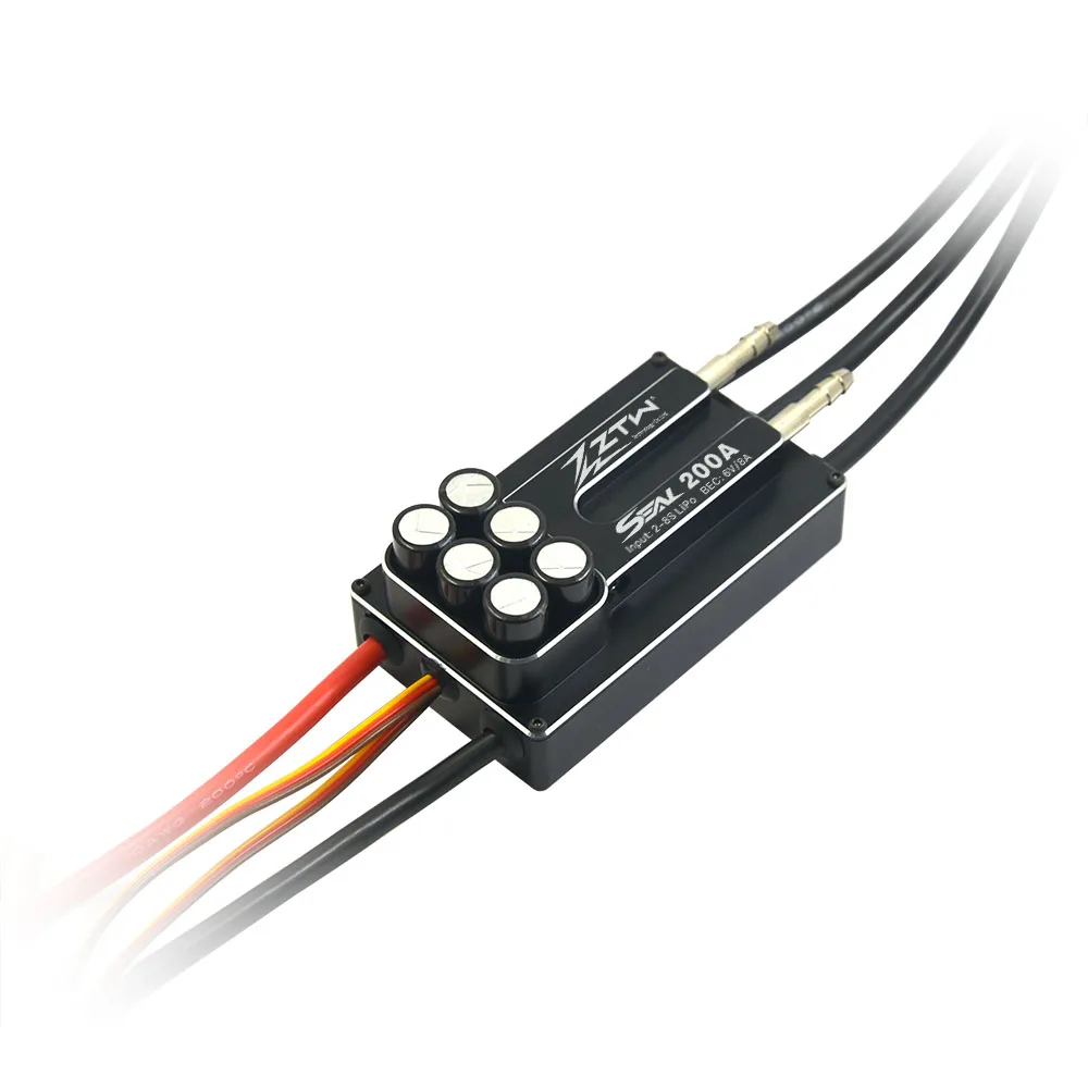 ZTW Seal 200A SBEC 6V/8A бесщеточный ESC водяное охлаждение и двухсторонний электронный