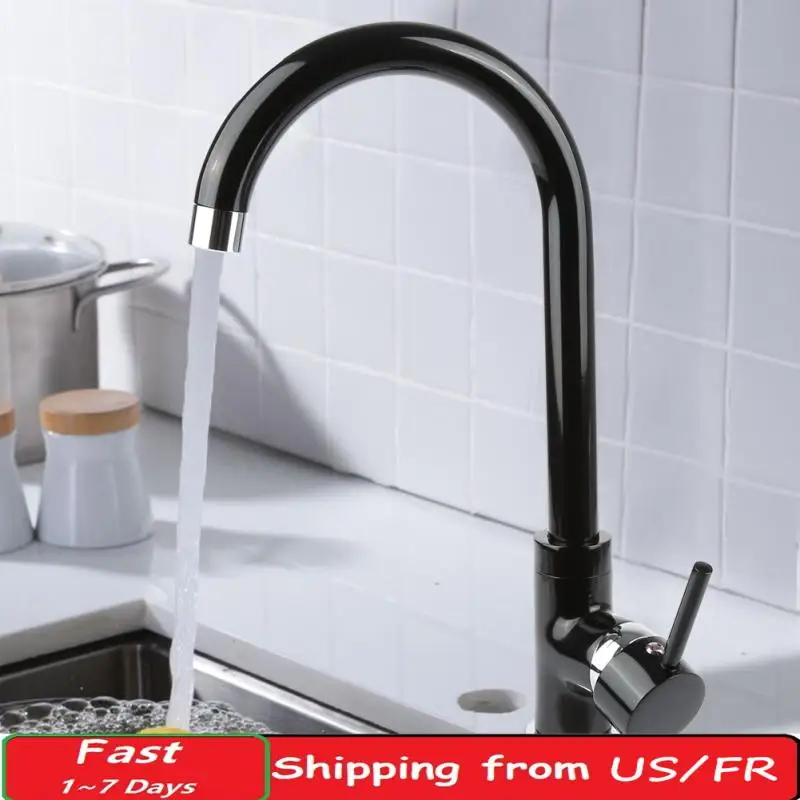 1PC Kitchen Faucet Blacked Single Handle 360°Rotation Kitchen Bathroom Tap Single Hole Faucets Hot Cold Water Tap HWC
1PC Kitchen Faucet Blacked Single Handle 360°Rotation Kitchen Bathroom Tap Single Hole Faucets Hot Cold Water Tap HWC