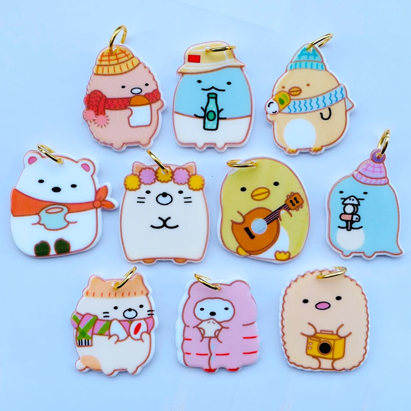 10 Cute Cartoon Bright Animal Series Acrylic Pendant Key Chain Pendant Necklace Pendant For DIY Decoration Accessories 010
10 Cute Cartoon Bright Animal Series Acrylic Pendant Key Chain Pendant Necklace Pendant For DIY Decoration Accessories 010