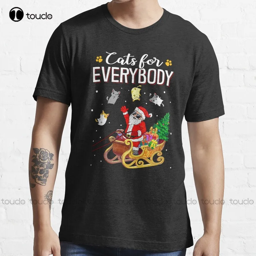 Cats For Everybody Christmas Cute Santa Presents Cat Lovers T-Shirt Oversized Tees Custom Aldult Teen Unisex Fashion Funny New
Cats For Everybody Christmas Cute Santa Presents Cat Lovers T-Shirt Oversized Tees Custom Aldult Teen Unisex Fashion Funny New