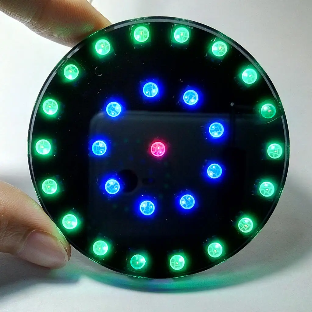 Полноцветсветодиодный светодиодная кольцесветильник ная панель IY WS2812 RGB, комплект кольцевого модуля с кристальной энергией 
Полноцветсветодиодный светодиодная кольцесветильник ная панель IY WS2812 RGB, комплект кольцевого модуля с кристальной энергией