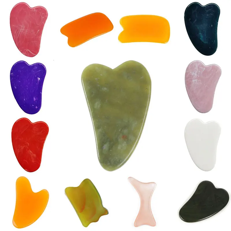 1PC Natural Quartz Jade Stone Guasha Board Scraper Guasha Massage Tool Facial And Body Treatment Scraping Care Healthy Massage
1PC Natural Quartz Jade Stone Guasha Board Scraper Guasha Massage Tool Facial And Body Treatment Scraping Care Healthy Massage