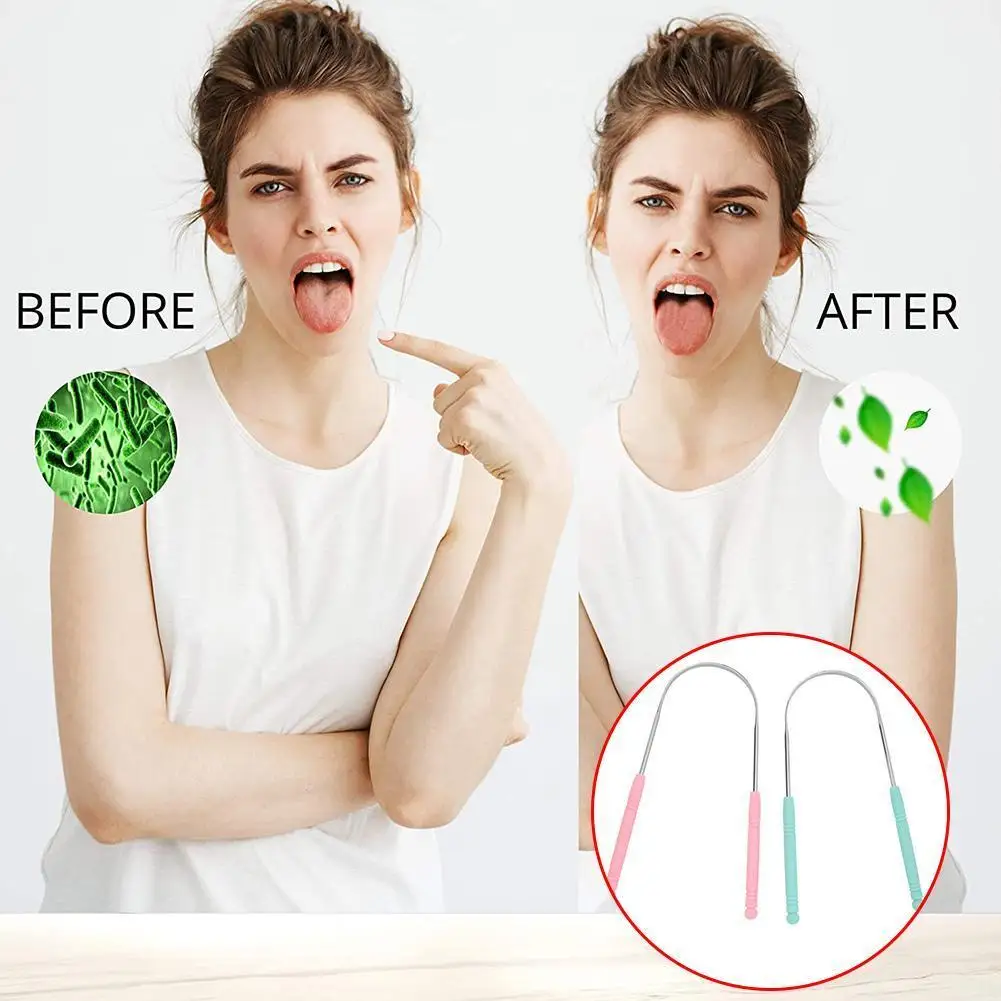 1PCS Tongue Scraper Steel Tongue Cleaner Brush Tongue Toothbrush High Hygiene Quality W8J7
1PCS Tongue Scraper Steel Tongue Cleaner Brush Tongue Toothbrush High Hygiene Quality W8J7