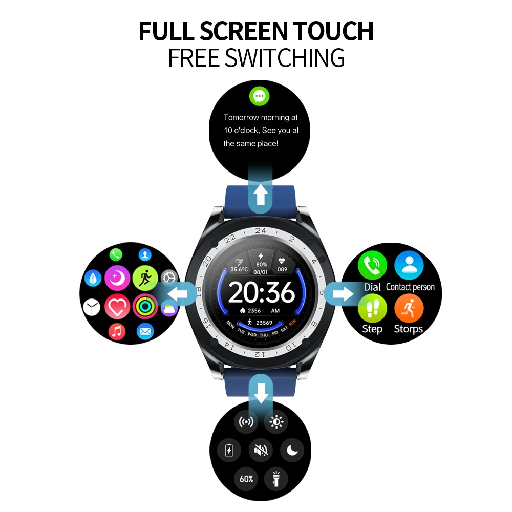 M10s Smartwatch Heart Rate And Blood Pressure Monitoring BodyTemperature Monitoring Message Push BT Voice Call
M10s Smartwatch Heart Rate And Blood Pressure Monitoring BodyTemperature Monitoring Message Push BT Voice Call