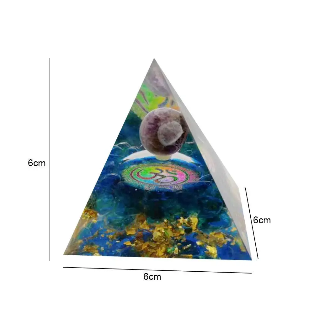 Pyramid 60mm Amethyst Crystal Sphere With Chakra Natural Healing Multiplier Obsidian Reiki Cristal Stone Orgone En F7Y9
Pyramid 60mm Amethyst Crystal Sphere With Chakra Natural Healing Multiplier Obsidian Reiki Cristal Stone Orgone En F7Y9