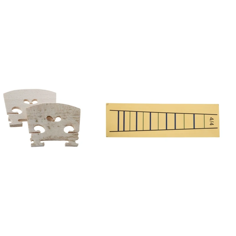 2Xmaple Violin Bridge 4/4 With 4/4 Ball Violin Square Wall Vinyl Violin With Fret Marker Fret Board
2Xmaple Violin Bridge 4/4 With 4/4 Ball Violin Square Wall Vinyl Violin With Fret Marker Fret Board