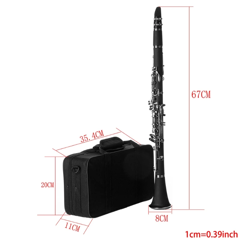 Clarinet Falling Tune B /ABS pipe body material Clarinet
Clarinet Falling Tune B /ABS pipe body material Clarinet