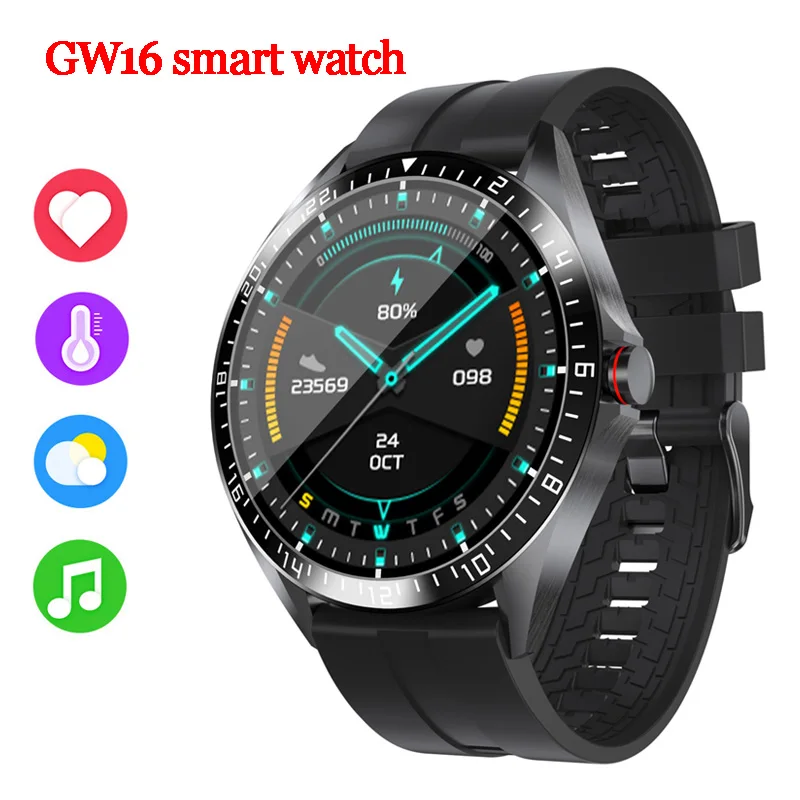 GW16 Smart Watch Temperature Heart Rate Blood Pressure Oxygen Monitor IP68 Sports Modes Weather Display bluetooth Smart Watch
GW16 Smart Watch Temperature Heart Rate Blood Pressure Oxygen Monitor IP68 Sports Modes Weather Display bluetooth Smart Watch