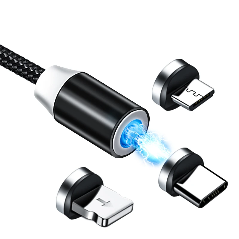 360 Roating Magnetic Cable Micro USB Type C Phone Cable or Xiaomi Charging Cord Wire For Huawei Samsung Magnet Charger
360 Roating Magnetic Cable Micro USB Type C Phone Cable or Xiaomi Charging Cord Wire For Huawei Samsung Magnet Charger