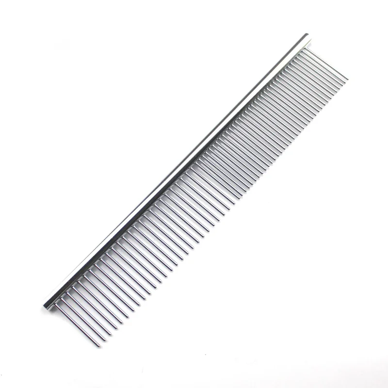 Stainless Steel Grooming Comb for Gently Removes Loose Undercoat, Mats, Tangles and Knots Hair Salon Comb Hairdressing Comb
Stainless Steel Grooming Comb for Gently Removes Loose Undercoat, Mats, Tangles and Knots Hair Salon Comb Hairdressing Comb