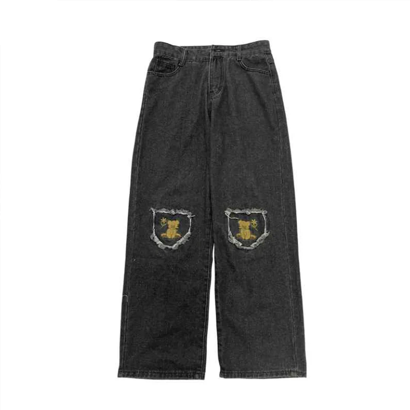 New 2021 Autumn and Winter Retro Patch Washed Jeans Women Loose Harajuku Casual Trousers Men Street Bottoms Safari
New 2021 Autumn and Winter Retro Patch Washed Jeans Women Loose Harajuku Casual Trousers Men Street Bottoms Safari