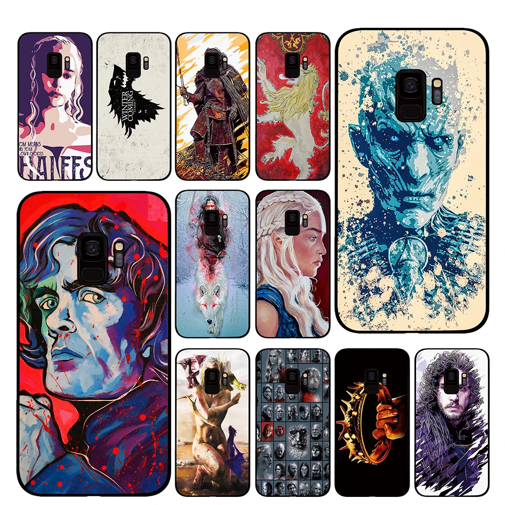 Чехлы для игр Thrones Snow Tyrion night king Samsung Galaxy S10 S8 S9 Plus S7 S6 edge Note 8 9 10 Pro Lite|Чехлы-накладки| |
