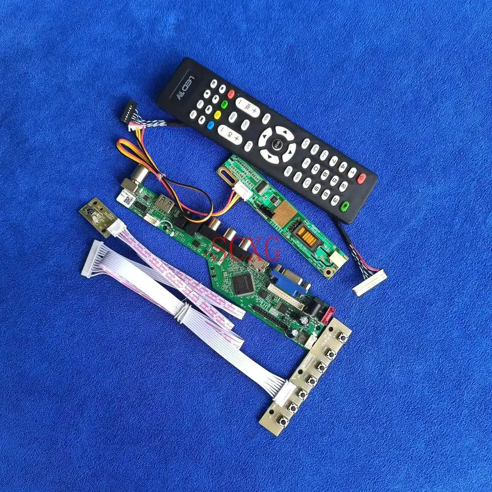 Fit B141XG05/B141XG08/B141XG09/B141XG10/B141XG13 LCD drive card 1CCFL USB VGA AV HDMI-compatible Kit 1024*768 30-Pin LVDS Analog
Fit B141XG05/B141XG08/B141XG09/B141XG10/B141XG13 LCD drive card 1CCFL USB VGA AV HDMI-compatible Kit 1024*768 30-Pin LVDS Analog