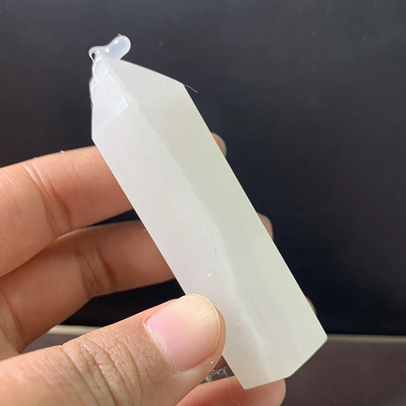 Aladdin Natural White Jade Point Quartz Tower Gemstone Jewelry Pyramid Healing Reiki Energy Wand for Home Decoration DIY Gift
Aladdin Natural White Jade Point Quartz Tower Gemstone Jewelry Pyramid Healing Reiki Energy Wand for Home Decoration DIY Gift