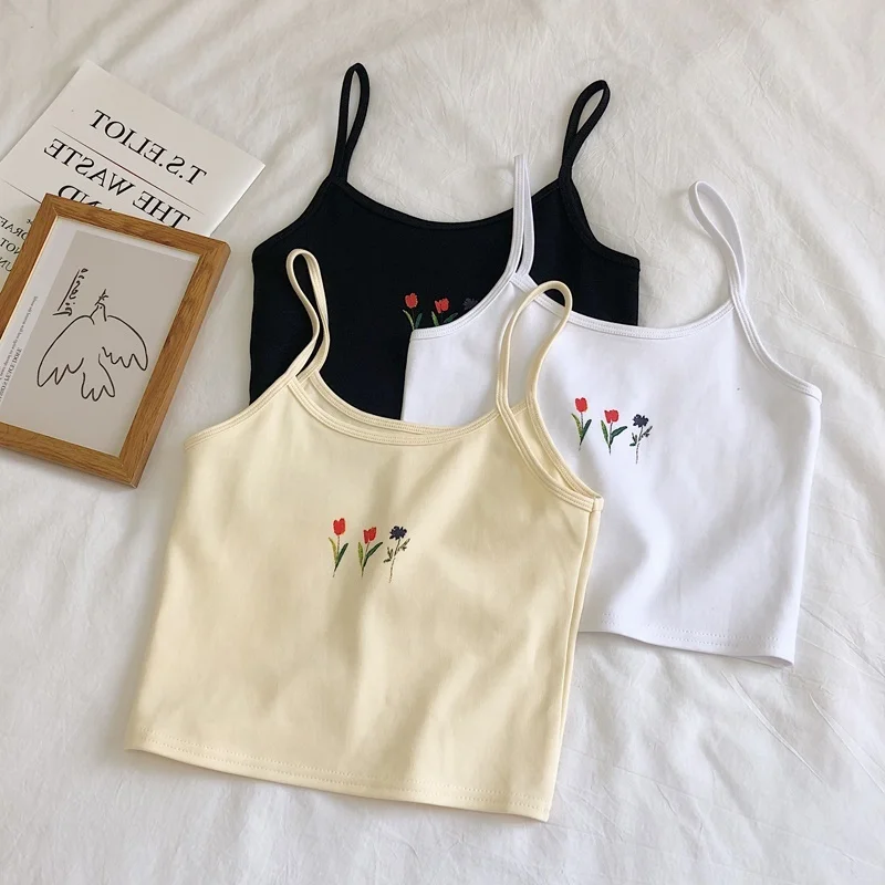 Japanese Style Sleeveless Small Sling Vest Women's 2021 Summer New Inner Wear Outer Wear Short Sports Slim-Fitting Top Fashion
Japanese Style Sleeveless Small Sling Vest Women's 2021 Summer New Inner Wear Outer Wear Short Sports Slim-Fitting Top Fashion