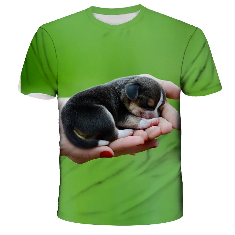 Animal T-shirt 3d Printing Cute Dog Girl T-shirt Cartoon Clothing Summer Boy Clothes Casual Fun Kids Tops 4t-14t
Animal T-shirt 3d Printing Cute Dog Girl T-shirt Cartoon Clothing Summer Boy Clothes Casual Fun Kids Tops 4t-14t
