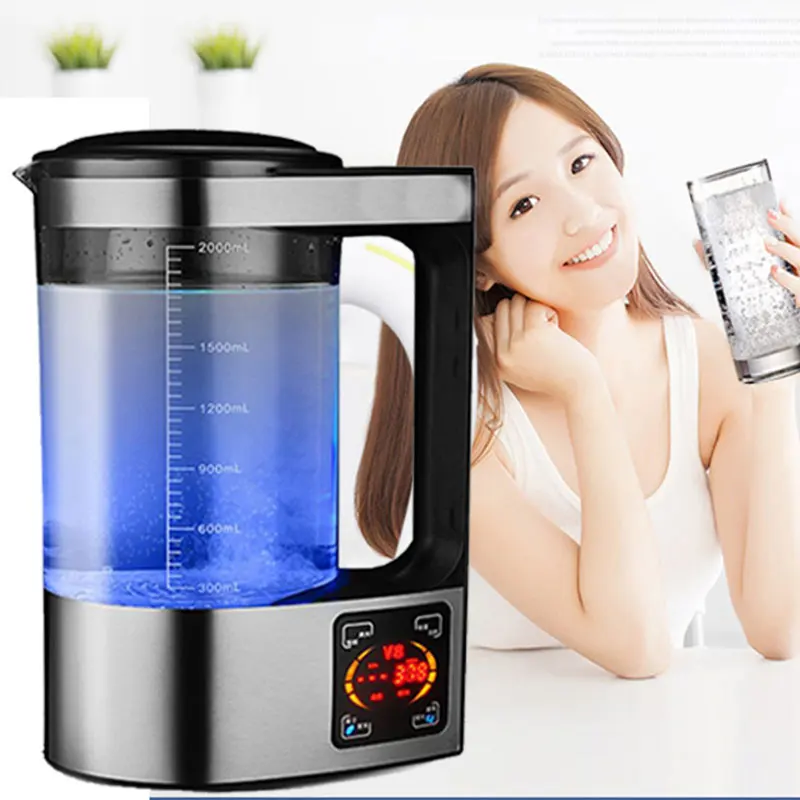 100-240V 2L Electric Hydrogen Rich Water Kettle Water Ionizer Machine Water filter Drink Hydrogen Water Generator
100-240V 2L Electric Hydrogen Rich Water Kettle Water Ionizer Machine Water filter Drink Hydrogen Water Generator