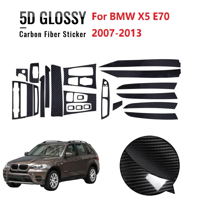 Left Hand Drive Fit For BMW X5 E70 2007-2013 5D Glossy Carbon Fiber Pattern Car Interior Dashboard Sticker
Left Hand Drive Fit For BMW X5 E70 2007-2013 5D Glossy Carbon Fiber Pattern Car Interior Dashboard Sticker