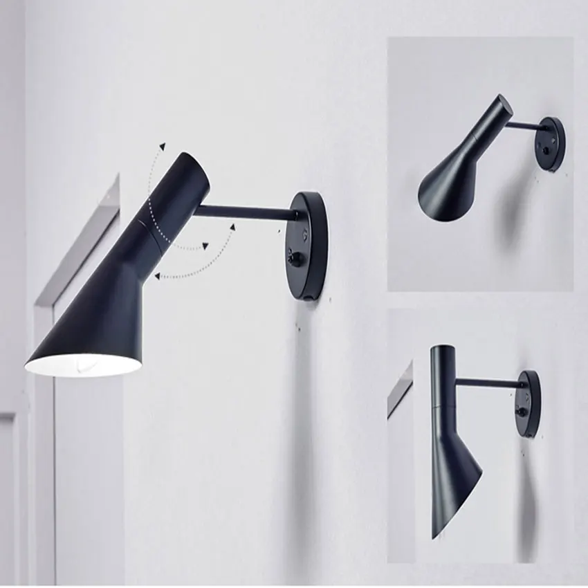 Nordic Minimalist Black White Wrought Iron Rotatable Led Wall Lamp Modern Hotel Living Room Study Bedroom Bedside Reading Lamp
Nordic Minimalist Black White Wrought Iron Rotatable Led Wall Lamp Modern Hotel Living Room Study Bedroom Bedside Reading Lamp
